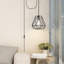 Luminaire suspendu géométrique simple à 1 lumière