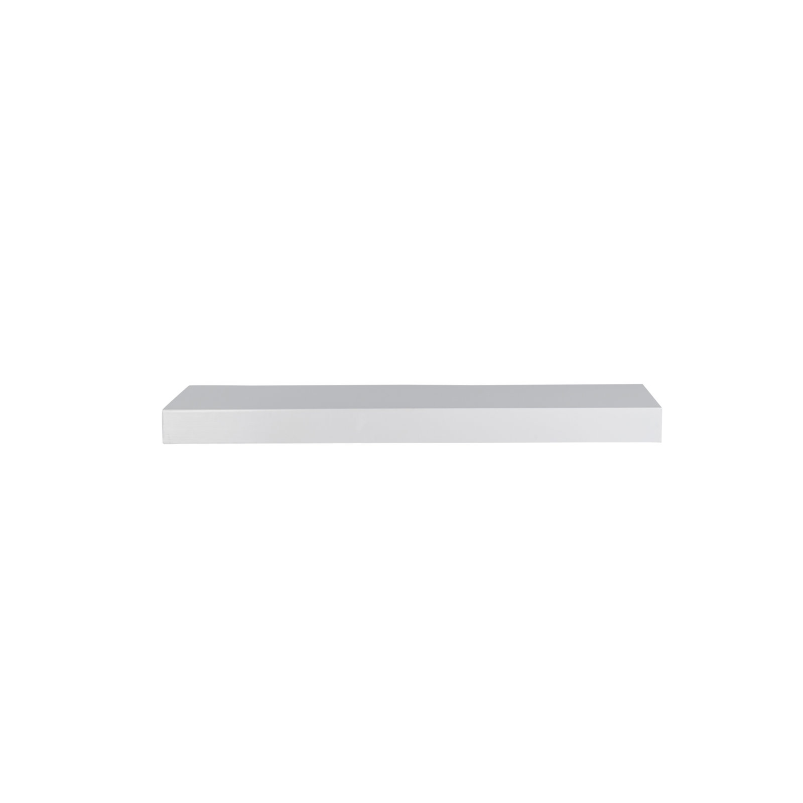Sherice Floating Shelf, White, 1.97" H x 23.63" W x 10.24" D