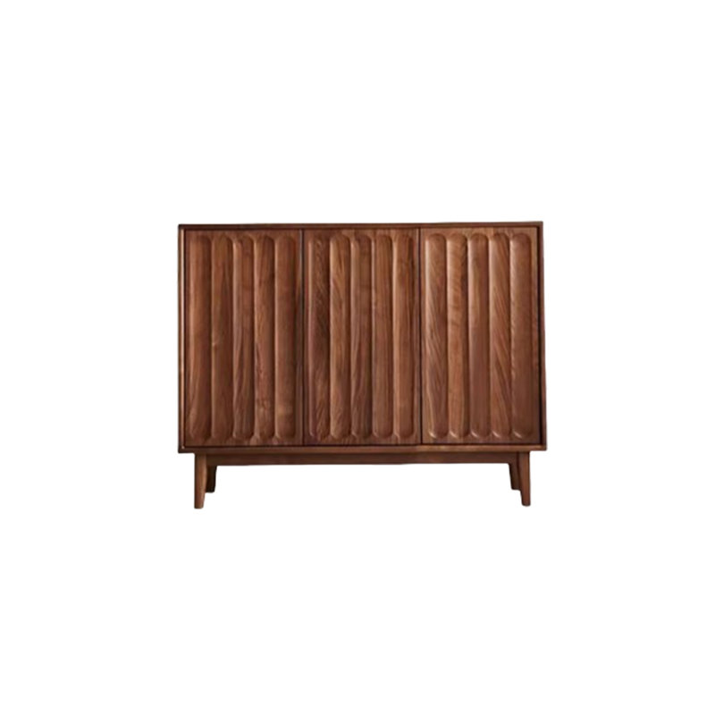 Buffet ajustable en noyer noir