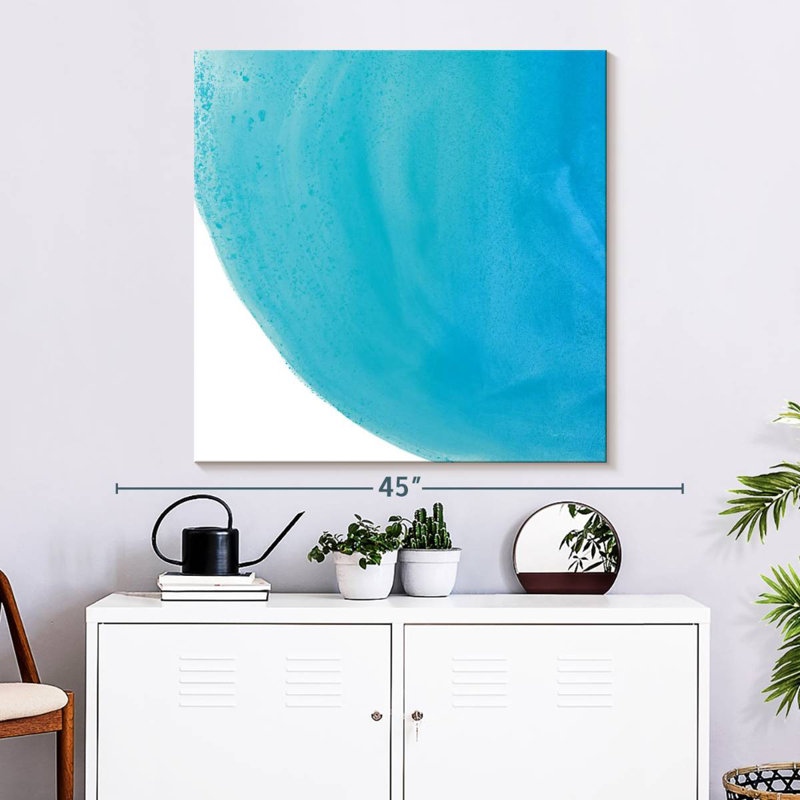 Avery Pools Of Turquoise IV, 33" H x 33" W