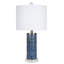 Lampe de table bleue 23 po Dittmer