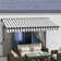 Dakota Fields 350cm W x 250cm D Polyester Cover Motorised Retractable Patio Awning