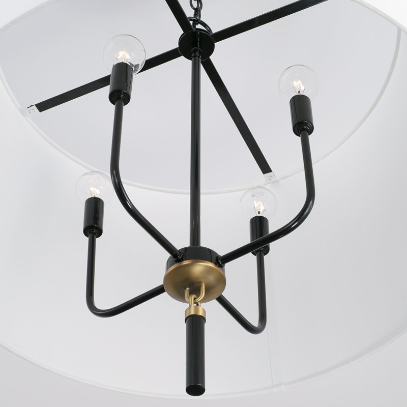 Luminaire suspendu tambour 4 lumières