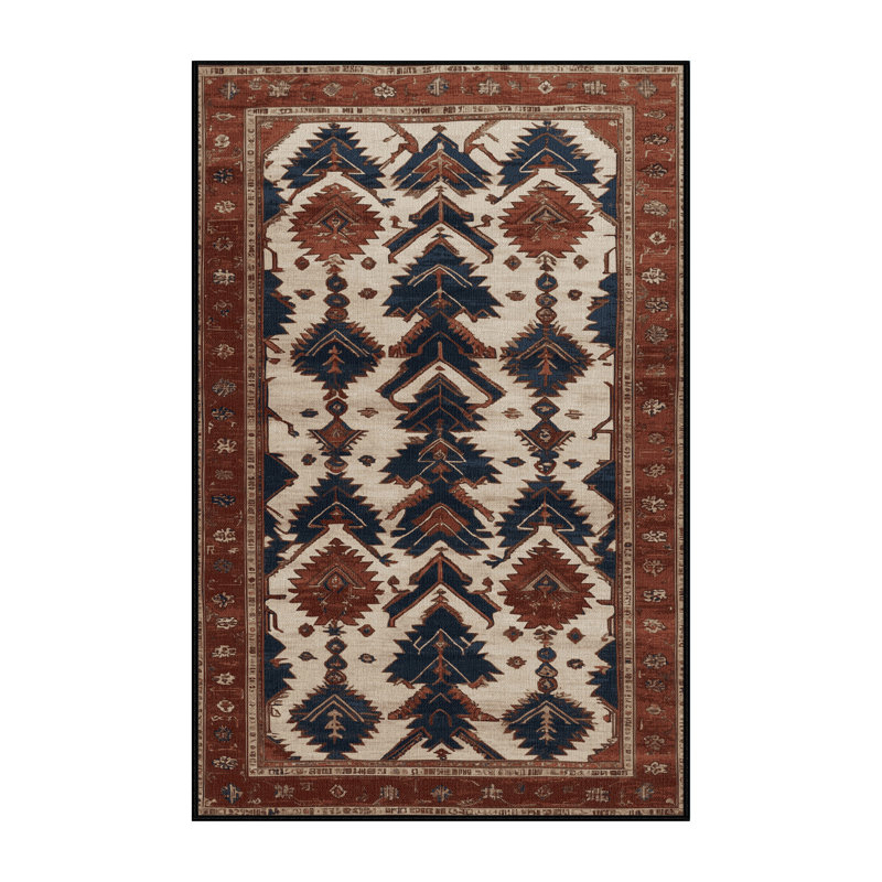 Tapis brun lavable à la machine, Runner 2' x 4'
