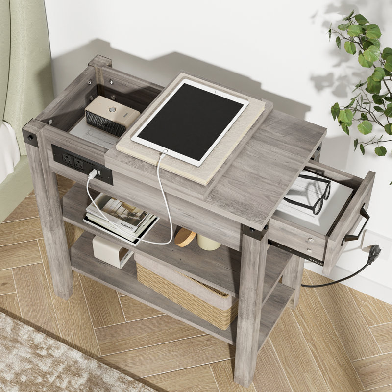 Treysen Top End Table with Storage