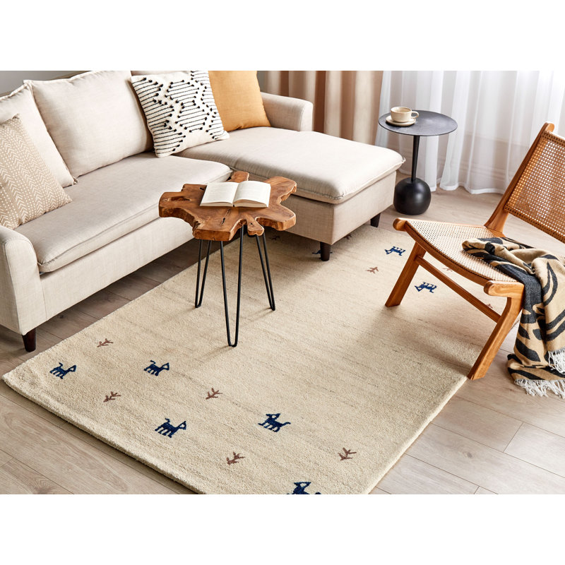 Lambright Geometric Hand Woven Area Rug, Rectangle 140 x 200cm