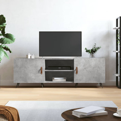 This sturdy TV cabinet is designed to be a focal point of your room with a trendy yet practical design.