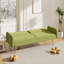 Canapé moderne ajustable en tissu vert confortable pour les salons et les bureaux, avec coussins décoratifs