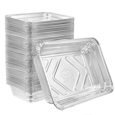 Disposable Aluminum 2.25Lb Oblong Pan 8.75" x 6.12"