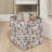 Martha Stewart Essential Collapsible Stackable Decorative Multipurpose Home Storage Organizer Craft Cube For Books, Office Supplies, Linens and Tools