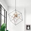  6 - Light Unique Geometric Chandelier