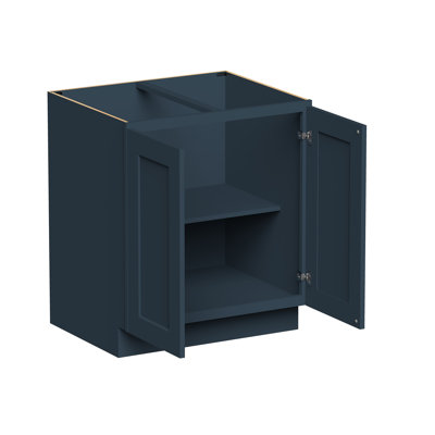 CASAINC Ready-to-Assemble W30"x D24"x H34.5" Kitchen Full Height Door Base Cabinet