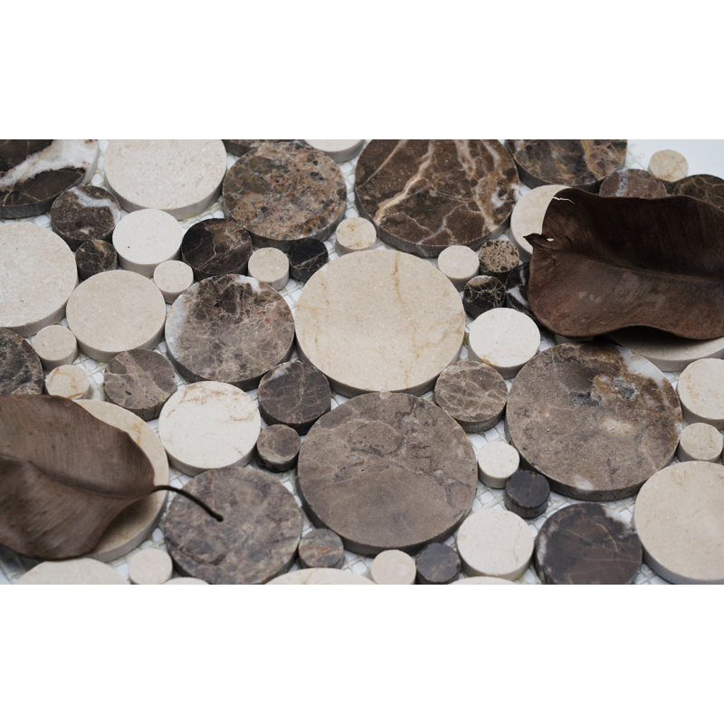 Bolle Polished Marble Tile, Dark