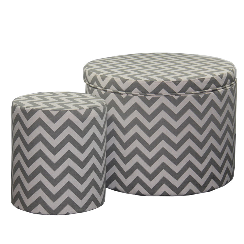 17.84" Tall Grey Storage With Seating Benefit. Design. 19.5"L X 19.5"W 15"H Storage. 97% Foam, 3% Fabric. 23"L 23"W 2.35"H Seat Cushion Gray For Comfort.