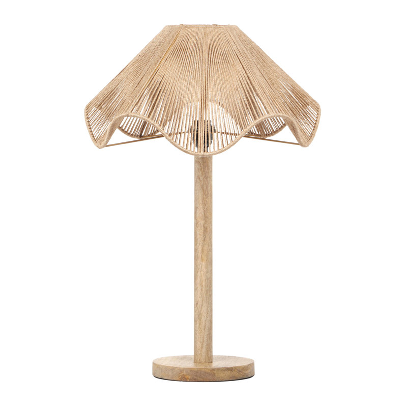 Lampe fantaisie en jute