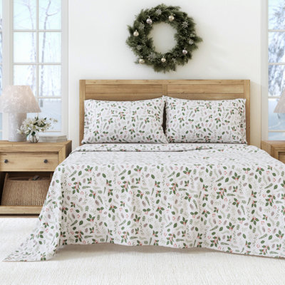 100% Turkish Cotton Flannel Christmas Sheet Sets