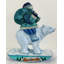 Masterpiece Wood Carved Polar Bear Santa Figurine