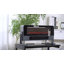 Chauffage d'appoint électrique 1500 W, mural et sur pied, petit chauffage d'appoint avec télécommande, effet flamme 3D, étanchéité IPX4, chauffage rapide PTC pour chambre, bureau, salle de bain