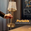 Lampe Tabel à DEL réglable sans fil avec lumière à intensité variable et couleurs RVB-404921808