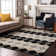 Premium Machine Washable Bunderberg AMF1007 Geometric Rug
