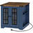 25.6" Tall Farmhouse End Table with Charging Station