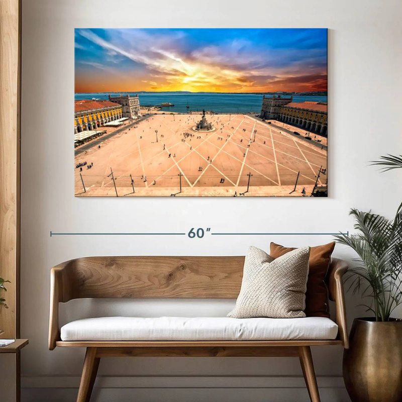 Nicci Iconic Public Square In Lisbon, 34" H x 51" W