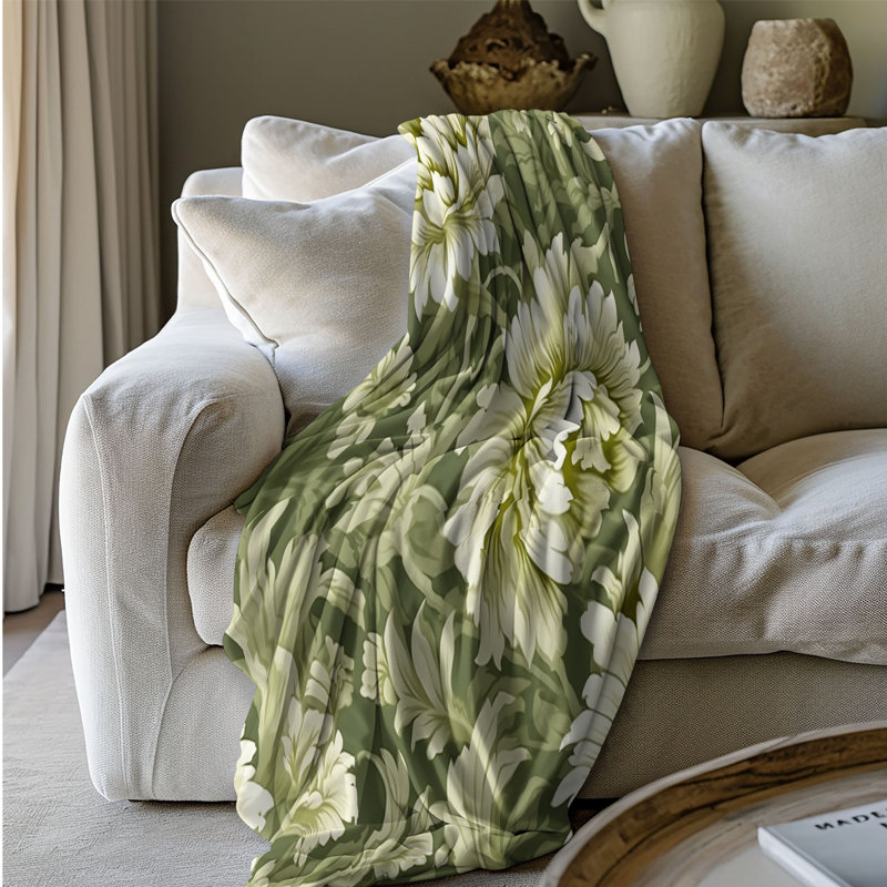 Gentle Pattern - 1 Piece Premium Blanket, Queen