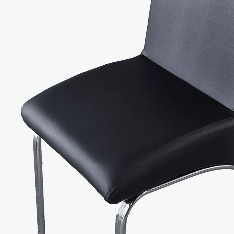 Chaise d'appoint Jalila Navua, Noir