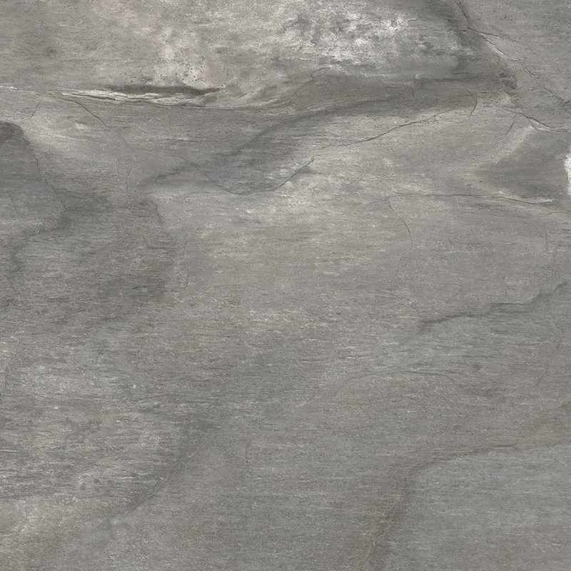 Wells Stone 6" x 6" Porcelain Stone Look Wall & Floor Tile, Gray