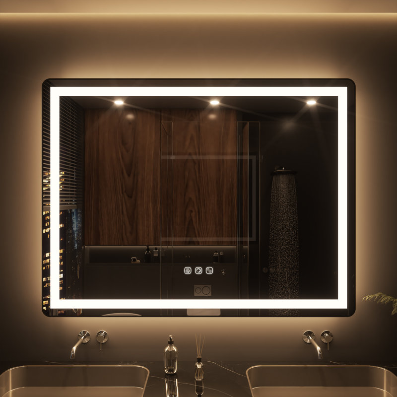 Miroir mural Dokes, 48 po x 36 po