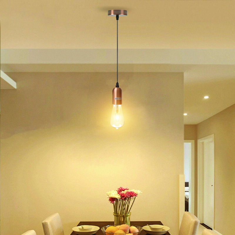 Aniston 1 - Light Bulb Pendant, Rose Gold