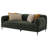 Chenille Modern Track Arm Sofa-1040249962