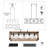 5 - Light Natural Kitchen Island Pendant