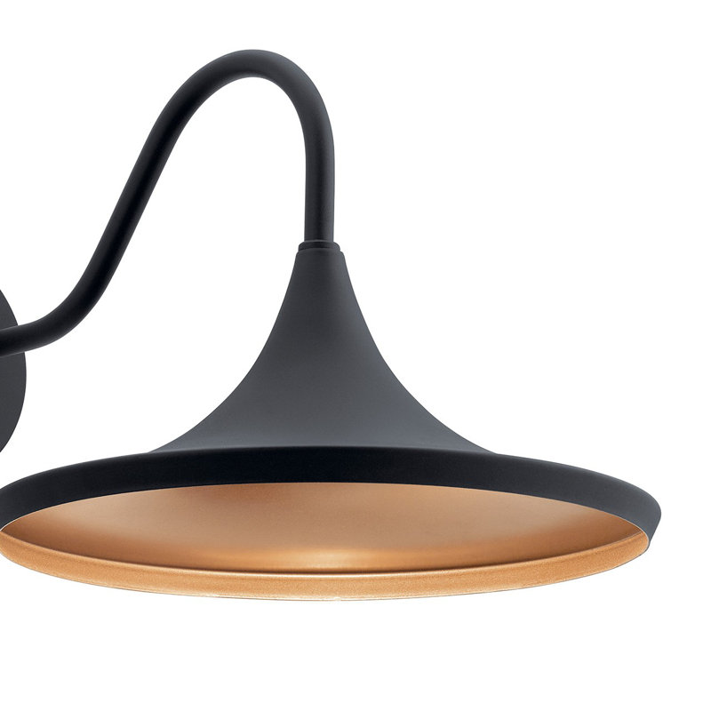 Cathelyne Steel LED Wall Light, 11.5" H x 14" W x 21.25" D