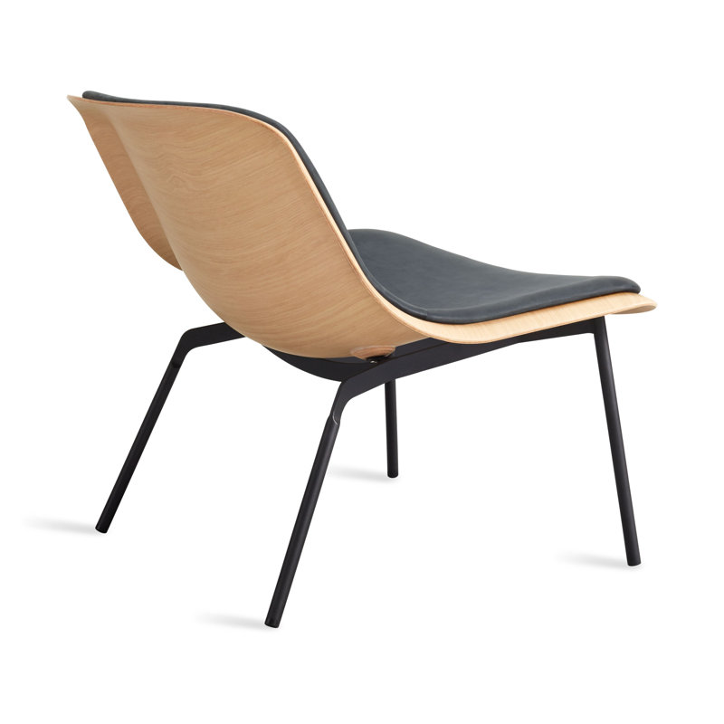 Nonesuch Lounge Chair, Ink Genuine Leather