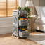 82 cm H x 28 cm W Utility Cart with Wheels-123994431