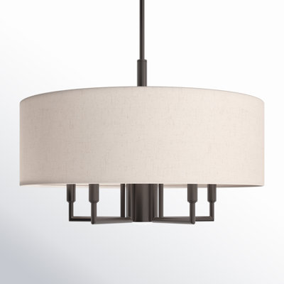 Bazilijus 6 - Light Dimmable Drum Chandelier