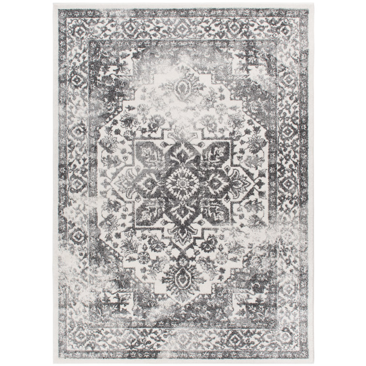 Tapis gris Yannick Heather