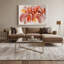 «Lyrical Abstraction», art mural sur toile grise-1219871298