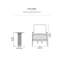 Safira Solid Wood Rectangular Top Side Table