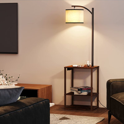 Lampe sur pied arquée 59 po DEL