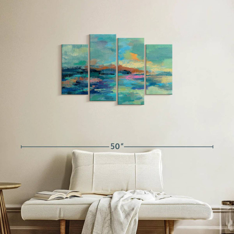 Avery Summer Seaside Abstract, H 22 po x l 36 po