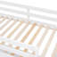 Lit simple superposé au dessus d'un lit double avec bureau-1637512344