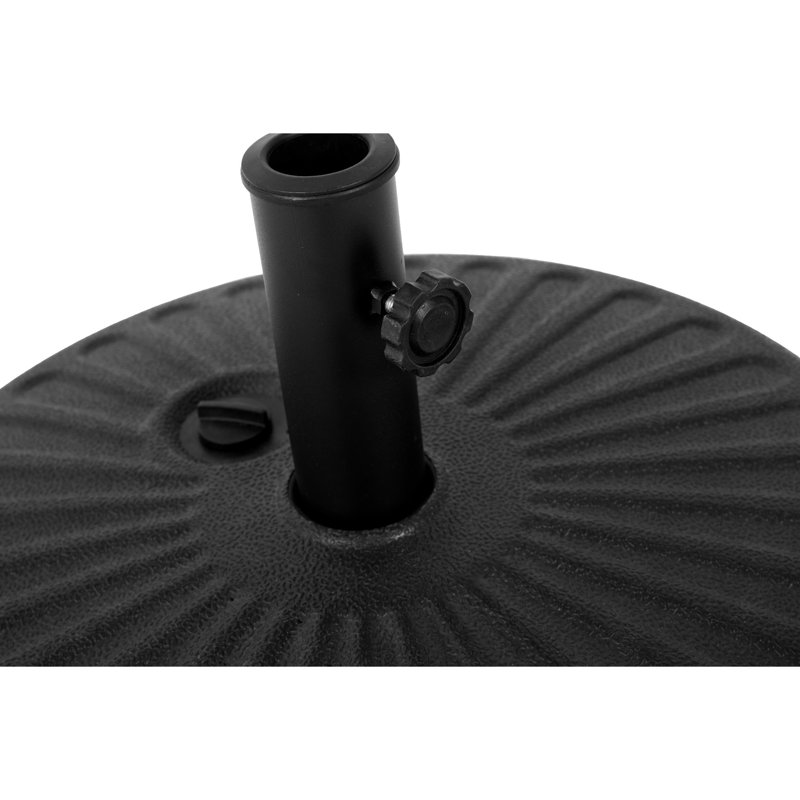 Base de parasol de patio - Peut accueillir des parasols de différentes marques noir générique pour des occasions multiples Facile à installer