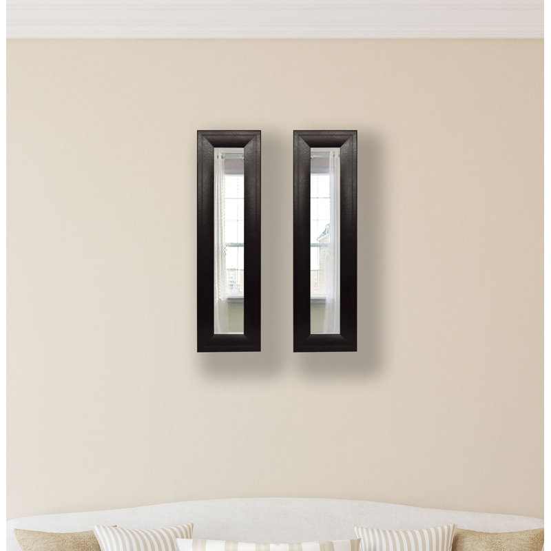 Niami Flat Wall Mirror, 39.75" H x 15.75" W