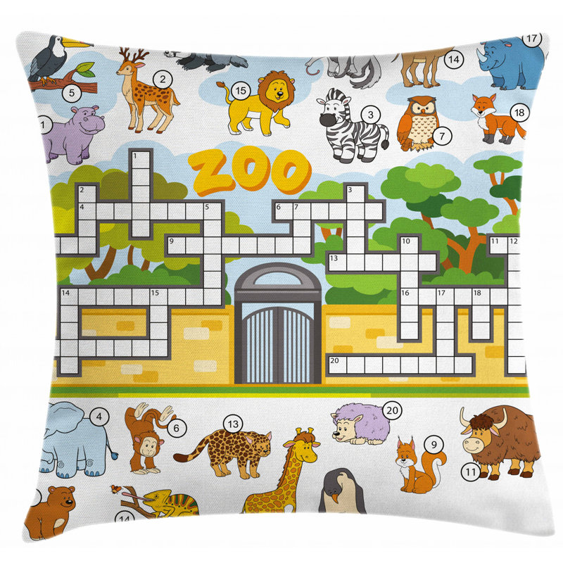 Housse de coussin décoratif 40" intérieur/extérieur