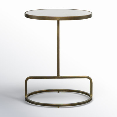 Bethany Marble Tray Top End Table