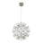 Mercier 42-Light Chrome Dimmable LED Globe Chandelier