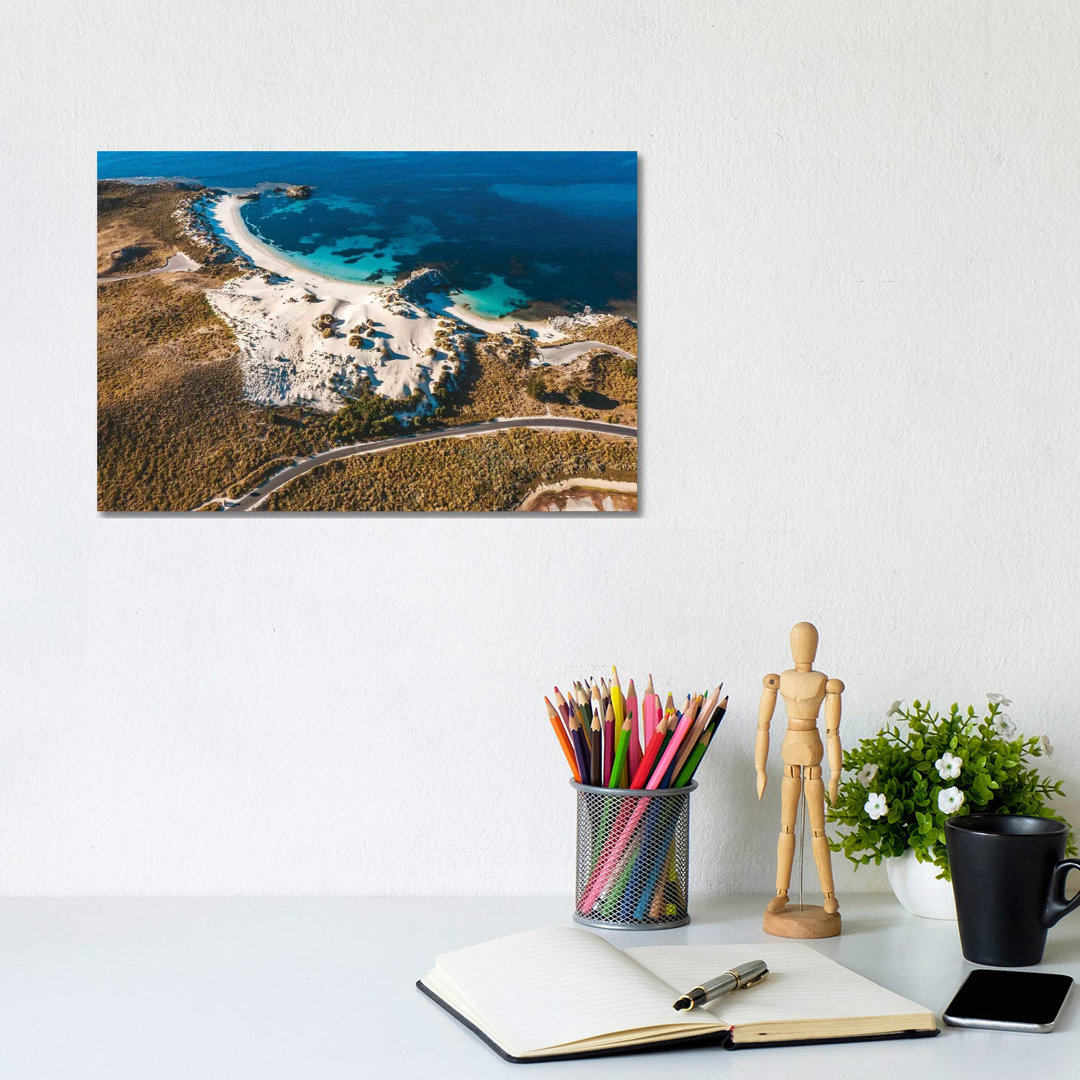 Turquoise Bays With Coastal Road by James Vodicka - Wrapped Canvas Gallery-Wrapped Canvas Giclée