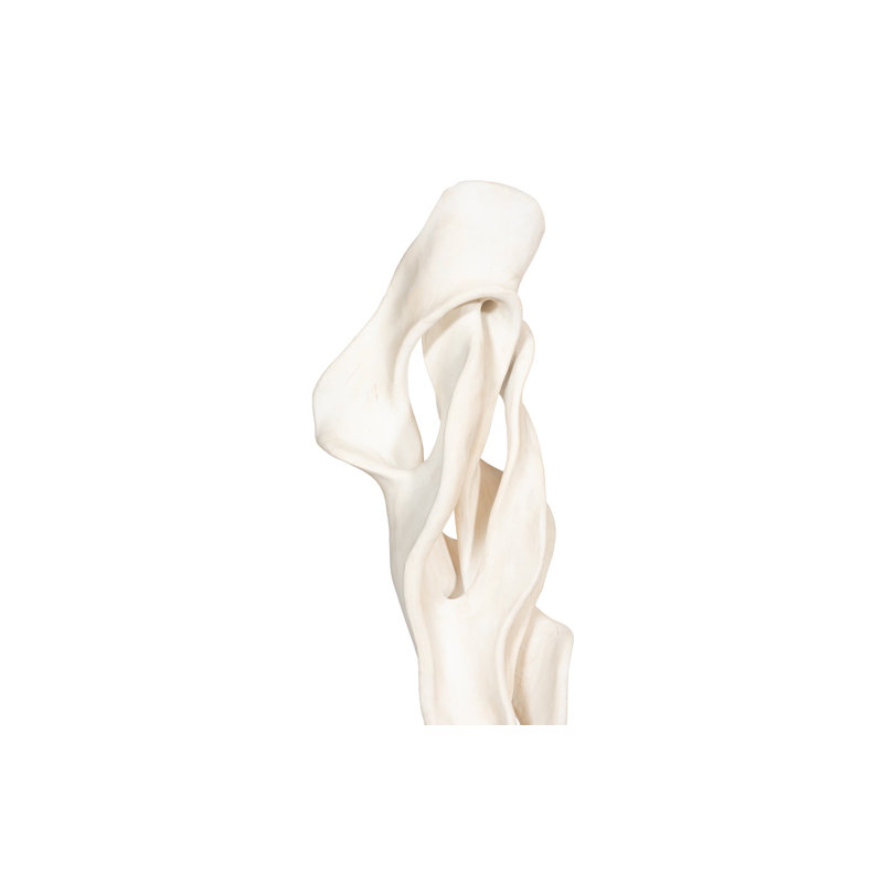 Cast Dancing Sculpture, Coupé, Faux Bleached